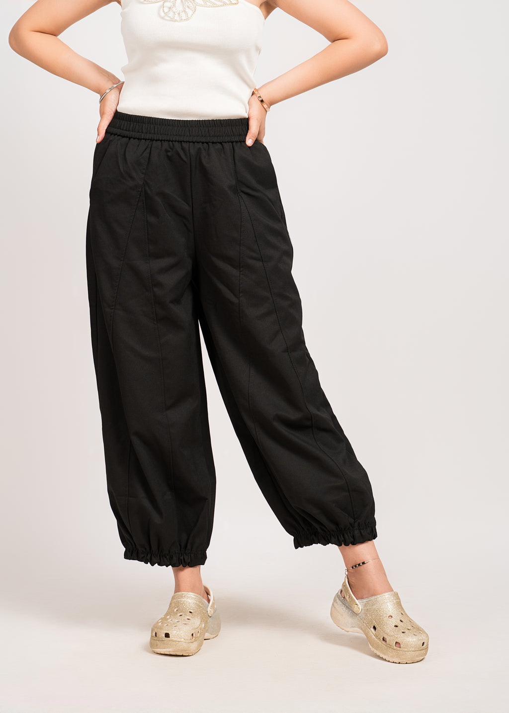 Comfortable Black Bottom Pants