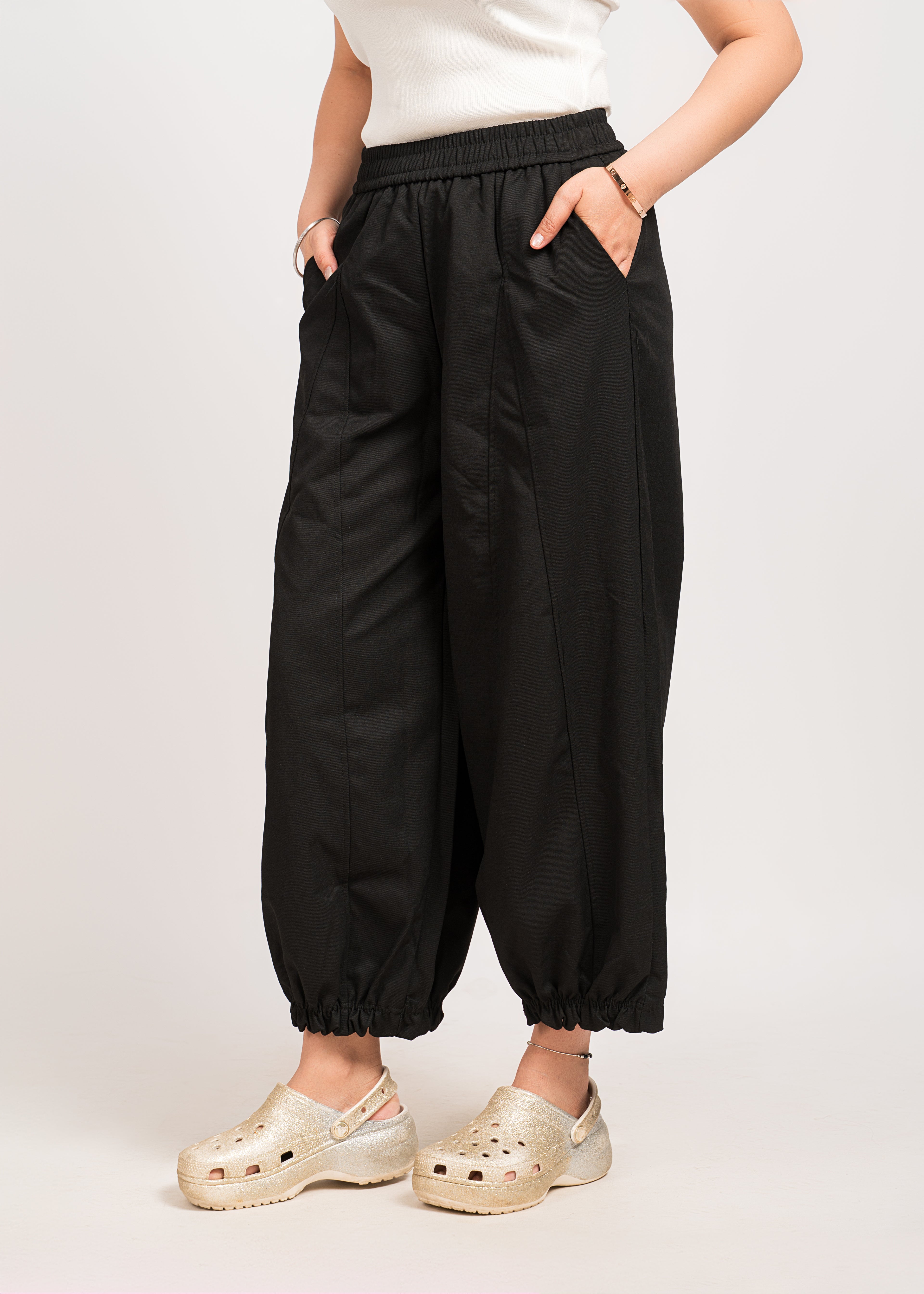 Comfortable Black Bottom Pants