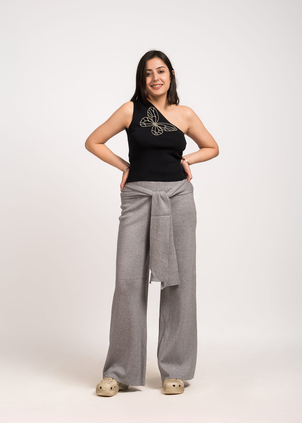 Fabric Super soft stretchable woolen pants