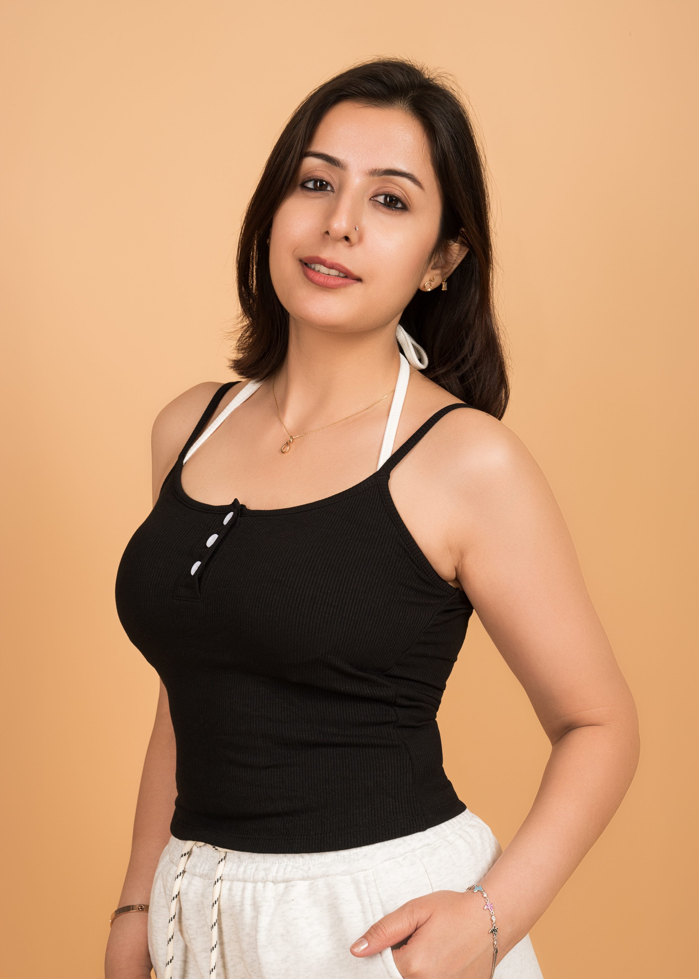 Black Casual Free size Top