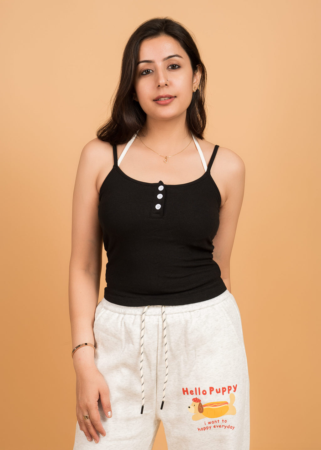 Black Casual Free size Top