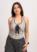 Playful Lace Bow Tank
