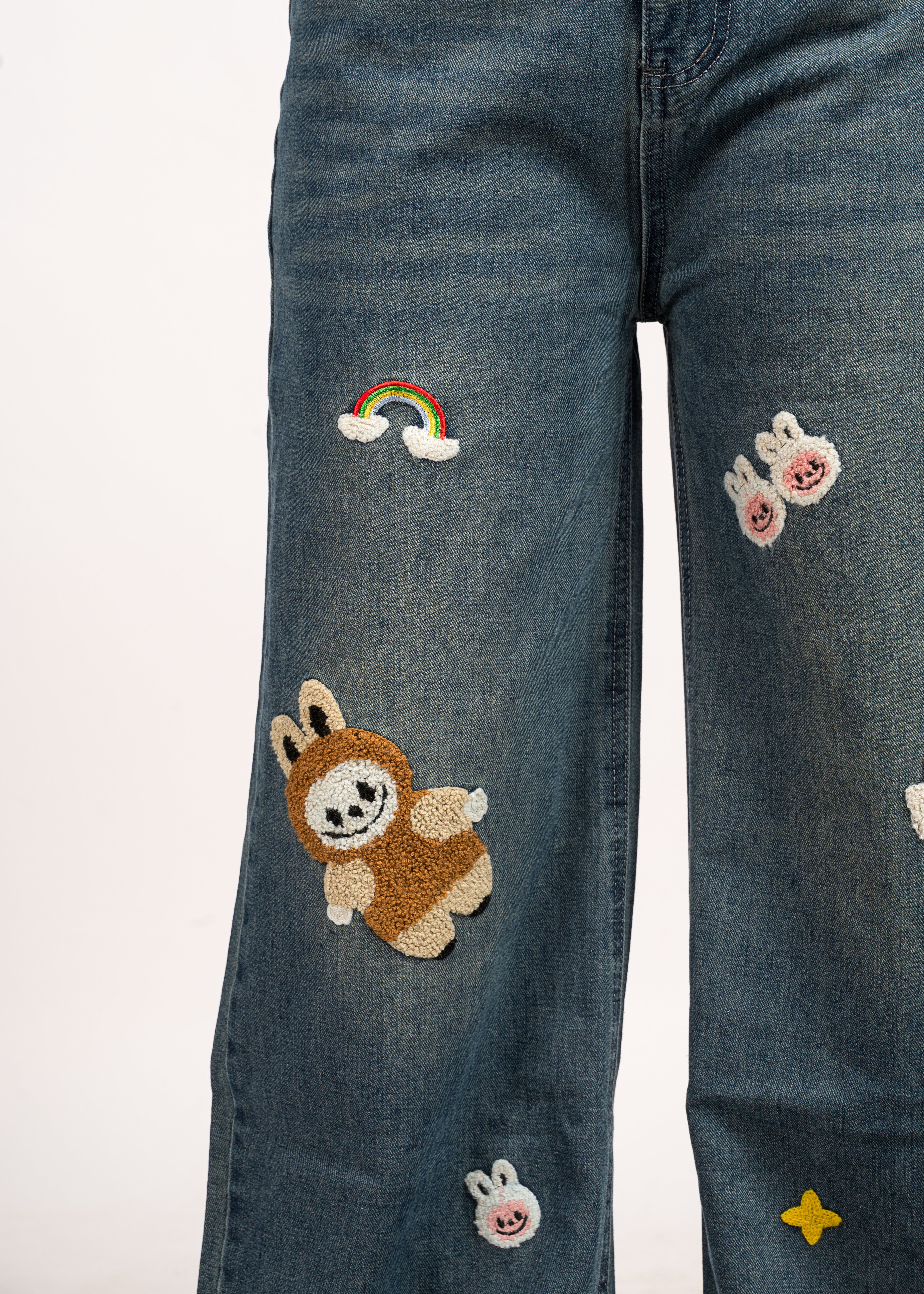 Bunny Patch Denim Bottom