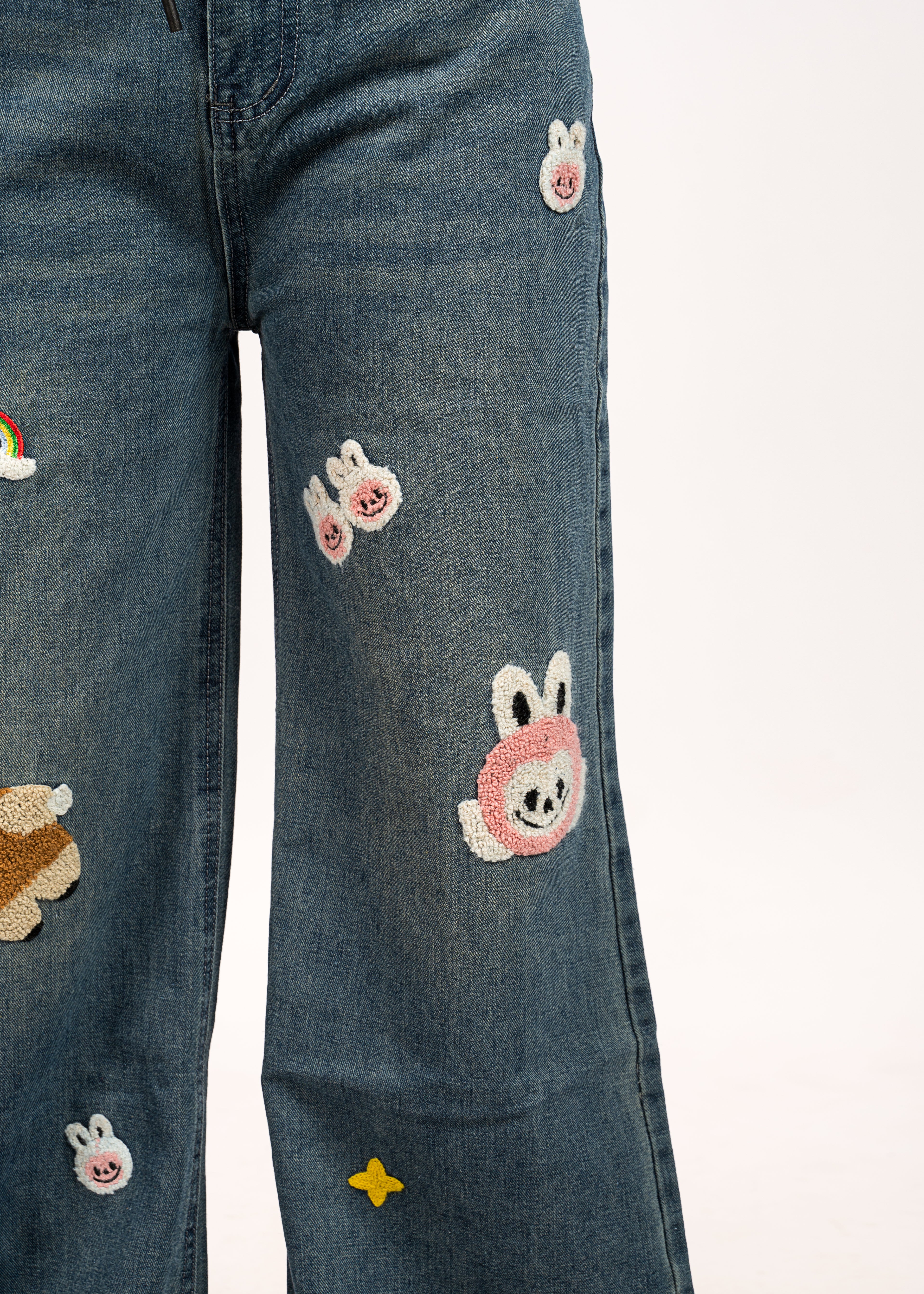 Bunny Patch Denim Bottom