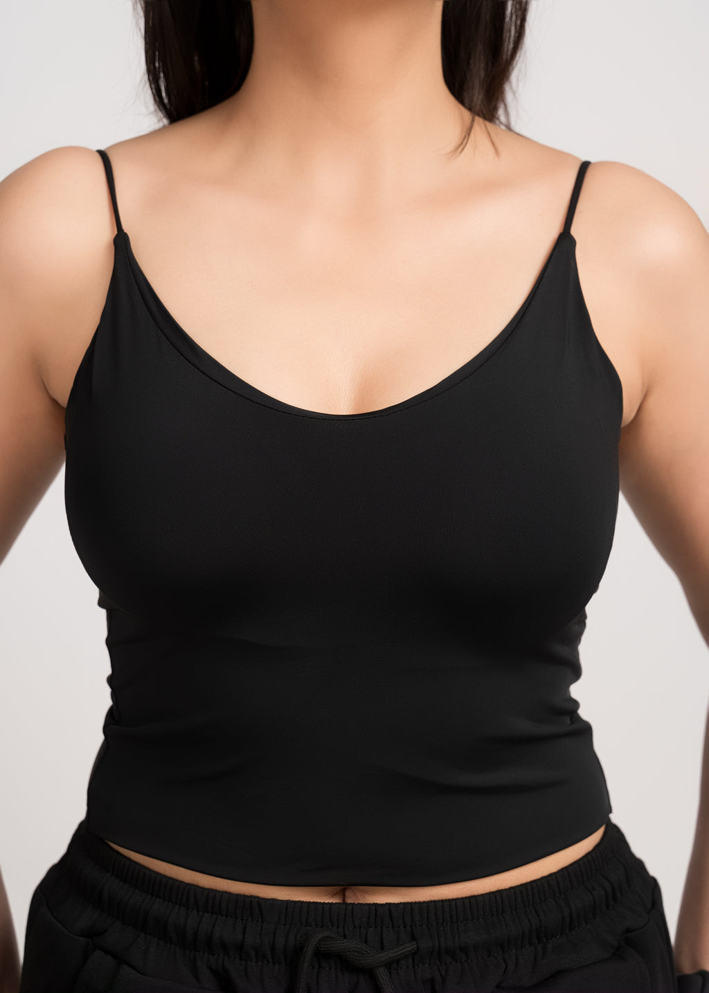 Classy Black Lace Style Top