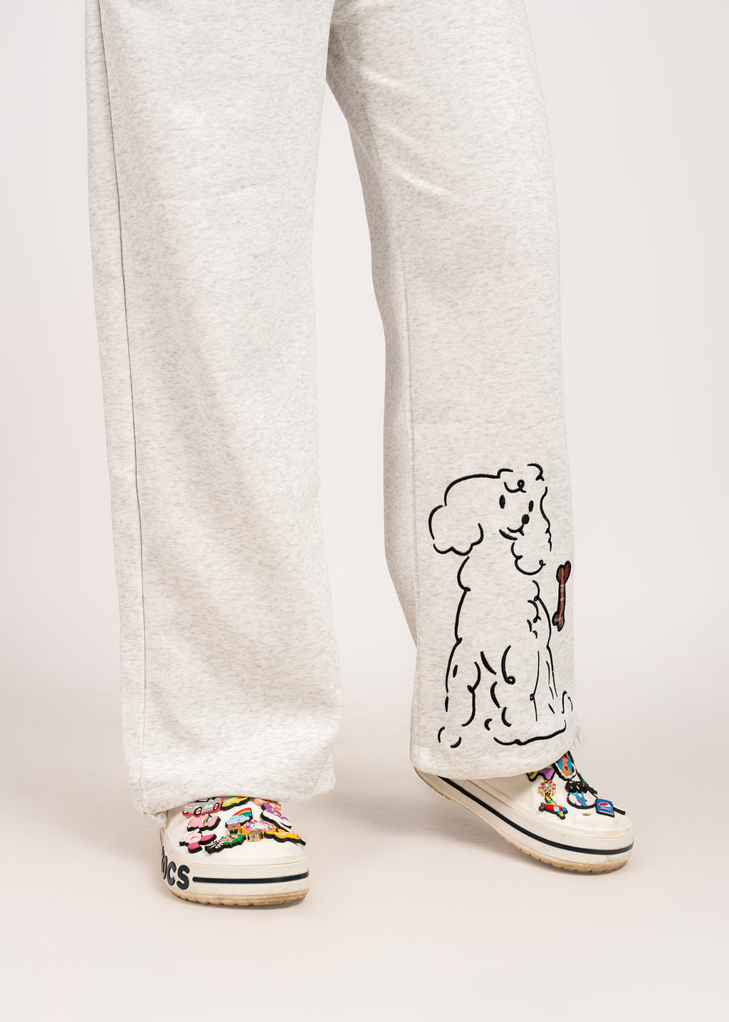 White Casual Comfy Pants